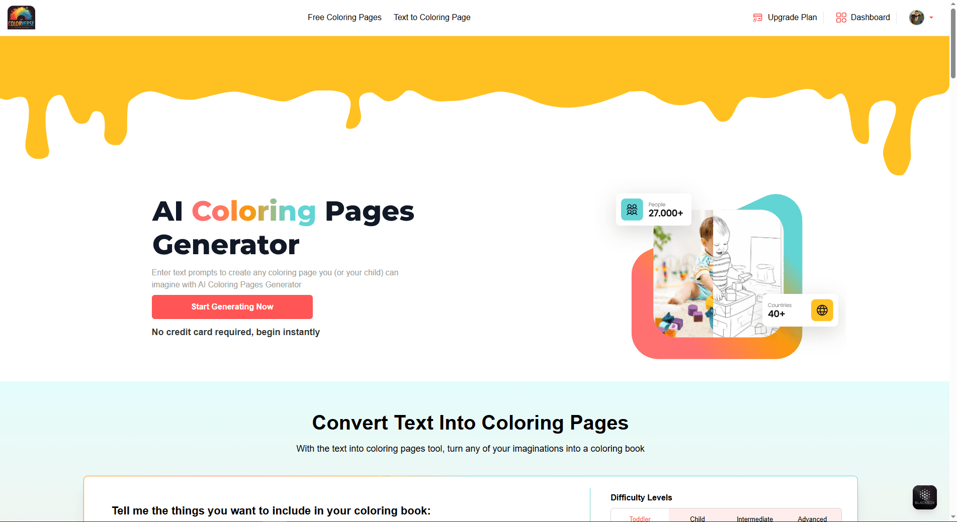 Colorverse AI Book Generation & Print